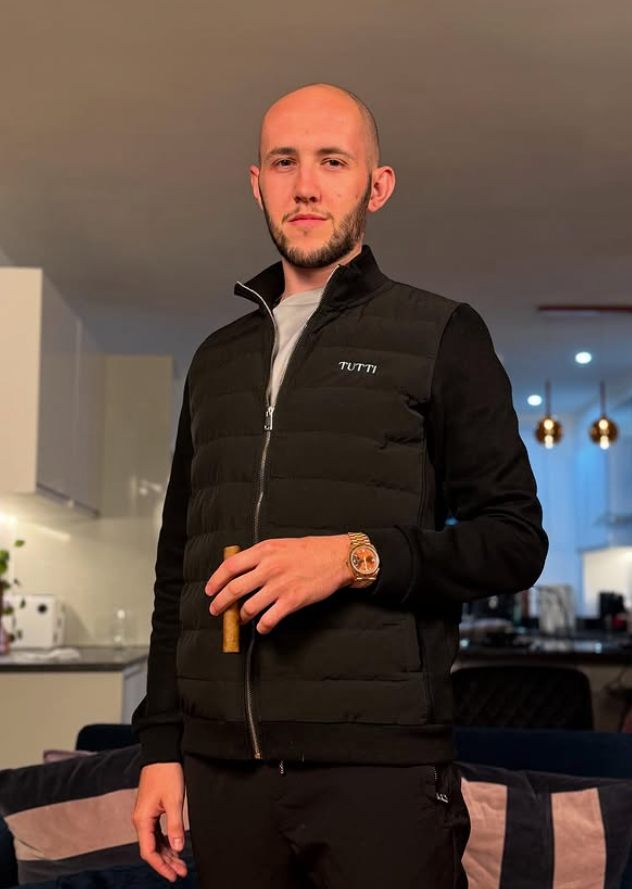 Joe at home — building quietly, away from the noise